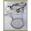 Image 1 : STERLING SILVER OVERLAY GLASS JUG PITCHER ANT #1060068