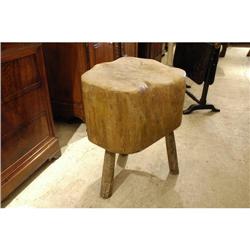 French beechwood butcher table c.1920 #1060106