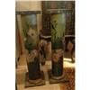 Image 1 : Pair of painted columns with chinoiserie #1060109