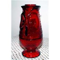 Owl Red Glass Fairy Light #1086240