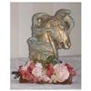 Image 1 :  Carousel Horse Head with Silk Roses #1086378