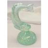 Image 1 : Fenton Fish Paperweight in Willow Green Opal #1086391