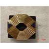 Gallery Originals  Gold Blue Brooch #1086524