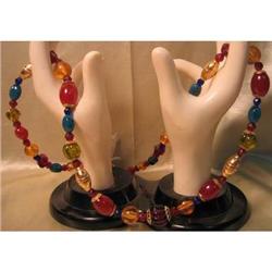 Vendome  Autumn Colors Bead Necklace #1086737