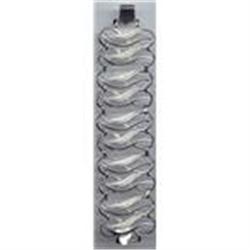 Designer  BIG Silver "S" Link Bracelet #1086738