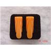 Image 1 : Pair of Butterscotch Bakelite Dress Clips Art #1086849