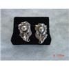 Image 1 : Estate Sterling Earrings Screwback Art Deco #1086968