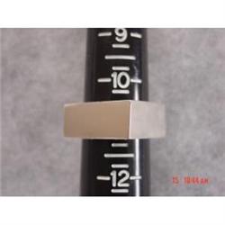Estate Mens Mexican Sterling Square Ring Signed#1087286
