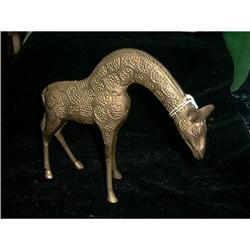 Beautiful Bronze Giraffe Statue #1087544