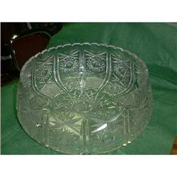 Large Cut Crystal Center Bowl #1087546