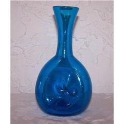 Blenko Deep Blue Carafe 60's (glass art) #1087769