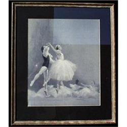BALLET 1940 LITHO BY A. VON MUNCHHAUSEN AT-11 #1087796