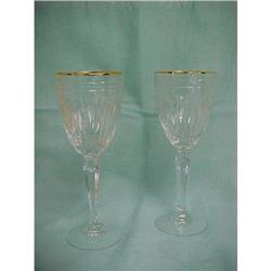 Marquis By Waterford Wine Stems, "Hanover Gold"#1088049