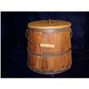 Image 1 : Oak Slatted Bucket With Lid #1088053