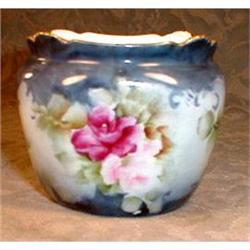 LIMOGES Cachepot/Vase T&V ANTIQUE Artist Signed#1088190