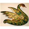Image 1 : SILVER Enamel SWAN Pin ARTIST Signed MEXICAN #1088435