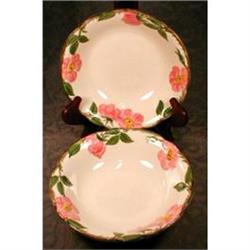 Desert ROSE Serving BOWLS Franciscan WARE 2/two#1088458