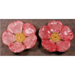 Desert ROSE Butter Pats 2 Franciscan VINTAGE #1088459