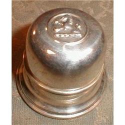 SILVER Ring BOX Round Silverplate BIRKS Canada #1088478