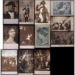 Twelve Antique Napoleonic Postcards #1088511