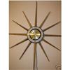 Image 1 : VINTAGE RETRO SUNBURST ELECTRIC WALL CLOCK #1088621