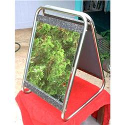 50s-60s DOUBLE SIDED FLOOR MIRROR SHOE STORE #1088940