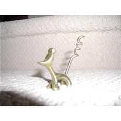 English Brass Dog Corkscrew #1089004