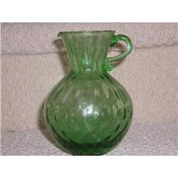 Green Depression Glass Pitcher #1089012