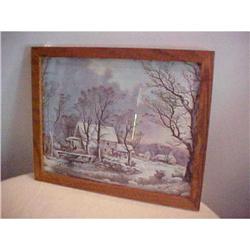 Currier & Ives Print;Frozen Up; In Book Plate #1089382