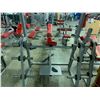Image 2 : STAR TRAC RED & GREY INCLINE FREE WEIGHT BENCH PRESS WITH RACK
