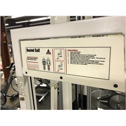 WHITE APEX SEATED CALF EXERCISE MACHINE - Able Auctions