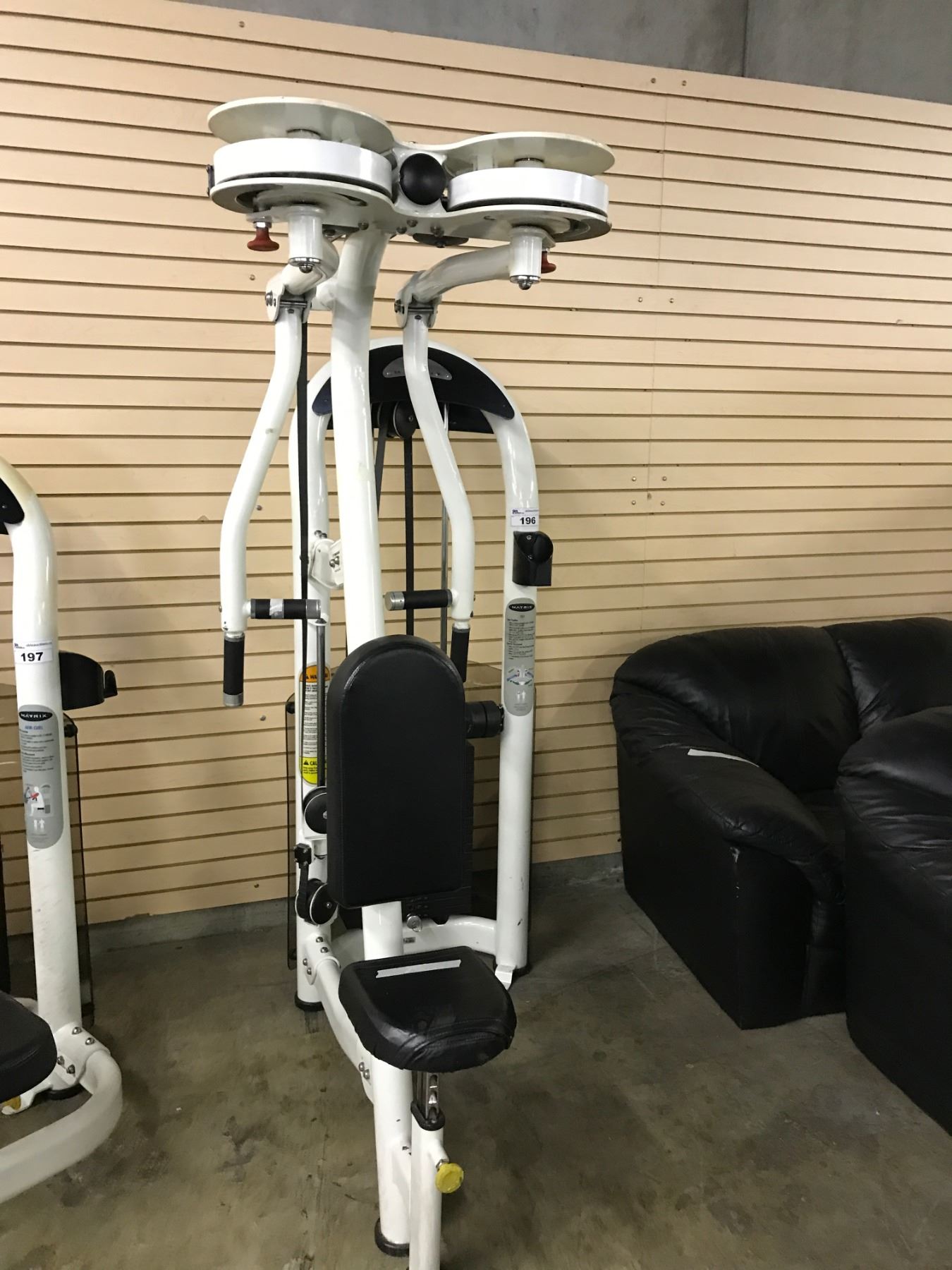 WHITE MATRIX PEC / DEC FLY EXERCISE MACHINE