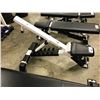 Image 2 : WHITE ATLANTIS MOBILE ADJUSTABLE WEIGHT BENCH ( MISSING SEAT )