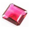 Image 2 : 98.15ct Emerald Cut Pink Lab Tourmaline GGL