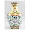 Image 2 : Chinese Openwork Reticulated Porcelain Vase