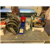 Image 2 : 72"L X 36"W X 36"H MOBILE 4 DOOR WOOD WORK STATION INCLUDING ; VACUUMS, HEARING PROTECTION,
