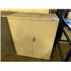 Image 1 : 42"H X 36"W X 18"D PROSOURCE GREY METAL CABINET WITH KEY