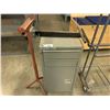 Image 1 : ADRIAN STEEL 2 DRAWER CABINET WITH 2 STOCK ROLLERS