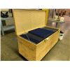 Image 1 : MOBILE WOODEN TRADE SHOW ROAD CASE WITH INTERLOCKING TRADE SHOW CARPET