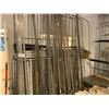 Image 1 : METAL VERTICAL RACK INCLUDING ; ALUMINUM, STAINLESS, MILD STEEL ROUND BAR, ASSORTED SHEET