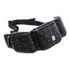 Image 3 : MCM Black Visetos Coated Canvas Large Jemison Sling Bag
