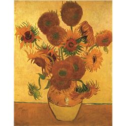 Vincent Van Gogh Vase With Sunflowers