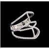 Image 1 : 0.63 ctw Diamond Ring - 14KT White Gold