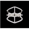 Image 2 : 0.63 ctw Diamond Ring - 14KT White Gold