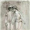 Image 2 : Two Dancers by Hibel (1917-2014)