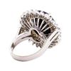 Image 3 : 10.96 ctw Sapphire and Diamond Ring - 14KT White Gold