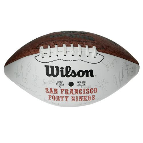1989 San Francisco 49ers Team Signed Football.