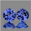 Image 1 : Natural Purple Blue Tanzanite Pair - {Flawless-VVS1}