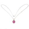 Image 2 : Natural AAA Pink Topaz 12x10 MM  Necklace