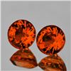 Image 1 : Natural AAA Fire AAA Orange Tourmaline Pair - Flawless